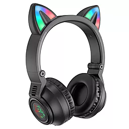 Навушники Borofone BO18 Cat ear Black