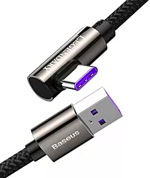 Кабель USB Baseus Legend Series Elbow Fast Charging 66w 6a 2m USB Type-C cable black (CATCS-C01) - миниатюра 2