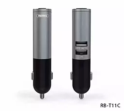 Блютуз гарнитура Remax RB-T11С Black (6954851263920) - миниатюра 2