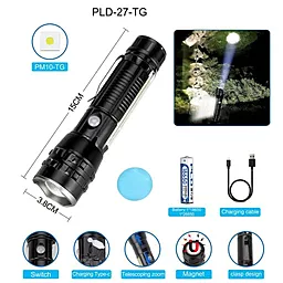 Фонарь лазерный Bailong Police PLD-P27-PM10-TG+COB - миниатюра 4