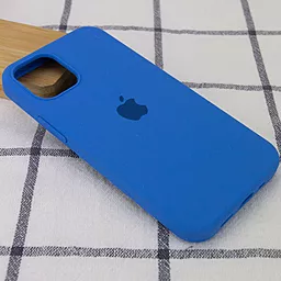 Чехол Silicone Case Full для Apple iPhone 13 Royal Blue - миниатюра 2