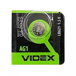 Батарейки Videx SR621SW (364) (164) (AG1) 1шт 1.55 V