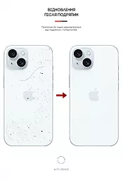 Гидрогелевая пленка ArmorStandart на заднюю панель для Apple iPhone 15 Carbone Transparent (ARM71898) - миниатюра 3