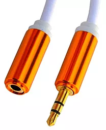 Аудио удлинитель TCOM mini Jack 3.5mm M/F 3 м orange/white