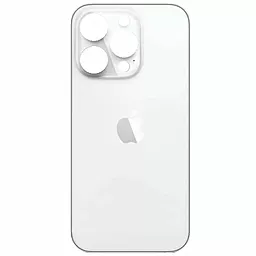 Задняя крышка корпуса Apple iPhone 14 Pro Max (small hole) Silver