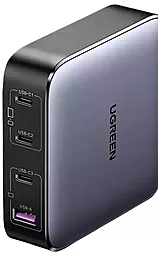 Сетевое зарядное устройство с быстрой зарядкой Ugreen CD328 100W 3xUSB-C-1A Black (90928) - миниатюра 3