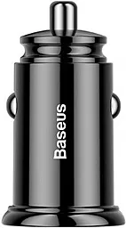 Автомобильное зарядное устройство с быстрой зарядкой Baseus Circular Plastic 30W PPS USB-A-C Black (CCALL-YS01) - миниатюра 5