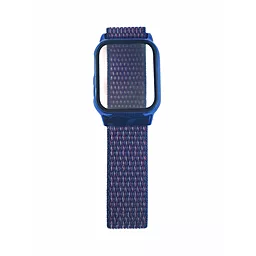 Ремінець Apple Watch Nylon with protective case 42/44/45/49mm Blue