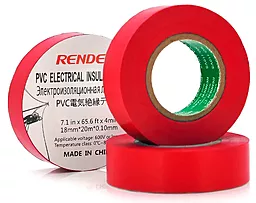 Ізострічка Render 0.1 мм х 18 мм x 20 м червона - мініатюра 2