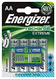 Акумулятор Energizer Recharge Extreme AA / HR06 2300mAh NiMh 4шт (E300624600) 1.2 V