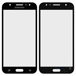Корпусное стекло дисплея Samsung Galaxy J5 J500F, J500H, J500M 2015 (с OCA пленкой) Black