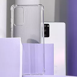 Чехол WXD Silicone 0.8 mm HQ для Samsung Galaxy S22 Plus 5G S906 Clear - миниатюра 5