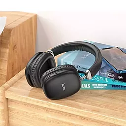 Навушники Hoco W35 wireless headphones Black - мініатюра 3