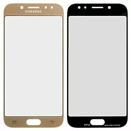 Корпусное стекло дисплея Samsung Galaxy J5 J530F 2017 (с OCA пленкой) (original) Gold