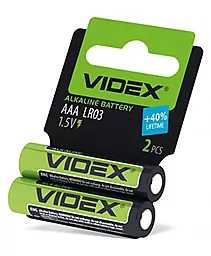 Батарейки Videx LR03 / AAA SHRINK CARD 2шт 1.5 V
