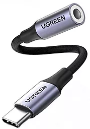 Аудио-переходник Ugreen AV161 USB Type-C to 3.5mm Jack Space Gray - миниатюра 2