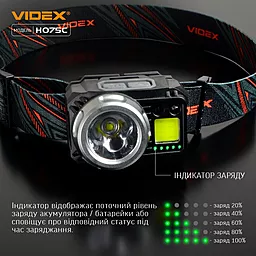 Фонарик Videx VLF-H075C 550Lm 5000K - миниатюра 9