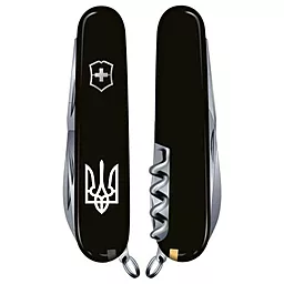 Мультитул Victorinox Spartan Ukraine (1.3603.3_T0010u) Black Трезубец белый - миниатюра 2