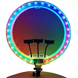 Лампа кільцева LED 45 cm 18" - 3D-45 416 pcs Lights+72 Pcs RGB Lights