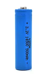 Акумулятор ViPow 14500 Li-ion 3.2V (500 mAh) Blue IFR14500 TipTop 1шт 3.2 V