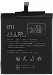 Аккумулятор Xiaomi Redmi 4A (2016117, 2016116, 2016111, 2016112) / BN30 (3030 mAh) 12 мес. гарантии
