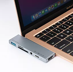 Мультипортовый USB Type-C хаб (концентратор) SwitchEasy SwitchDrive 6-in-1 HUB-Cable (GS-109-229-253-101) - миниатюра 9
