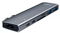 USB Type-C хаб Xiaomi DC-7 Hagibis Docking Station Silver