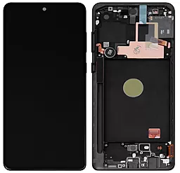Дисплей Samsung Galaxy Note 10 Lite N770 з тачскріном і рамкою, original PRC, Black