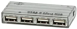 USB-A хаб Viewcon 4 ports USB2.0 (VE410)