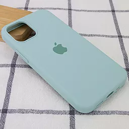 Чехол Silicone Case Full для Apple iPhone 13 Pro Max Turquoise - миниатюра 2