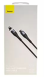 Кабель USB PD Baseus Zinc Magnetic 20W USB Type-C - Lightning Cable Black (CATLXC-01) - миниатюра 3