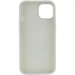 Чехол Epik TPU Bonbon Metal Style для Apple iPhone 14 White - миниатюра 3