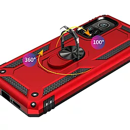 Чехол BeCover Military для Xiaomi Poco M4 Pro 5G, Redmi Note 11T 5G Red (707122) - миниатюра 4
