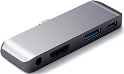 USB Type-C хаб Satechi Aluminum USB-C Mobile Pro Hub Space Gray (ST-TCMPHM)