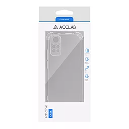 Чехол ACCLAB Shockproof для Xiaomi Redmi Note 11 Transparent - миниатюра 2
