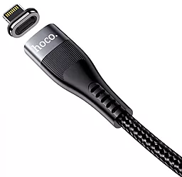 Кабель USB PD Hoco U99 Vortex Magnetic 20W USB Type-C - Lighting Cable Black - миниатюра 3