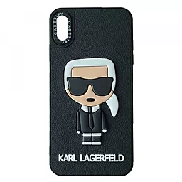 Чохол Karl Lagerfeld для Apple iPhone XS Max Black №2