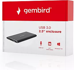Карман для HDD Gembird 2.5" USB3.0 (EE2-U3S-4) Black - миниатюра 5