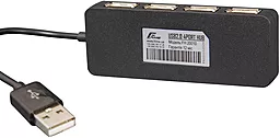 USB-A хаб Frime 4хUSB2.0 Hub Black (FH-20010) - мініатюра 3