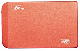 Карман для HDD Frime SATA HDD/SSD 2.5" USB 2.0 Metal (FHE63.25U20) Red - миниатюра 2