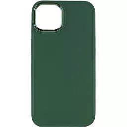Чехол Epik TPU Bonbon Metal Style для Apple iPhone 14 Pine Green - миниатюра 2