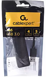 USB хаб Cablexpert 4-in-1 hub black (A-AMU3-4P-01) - миниатюра 3