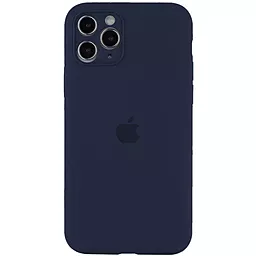 Чехол Silicone Case Full Camera для Apple iPhone 12 Pro Midnight Blue