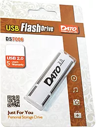 Флешка Dato 16GB DS7006 USB 2.0 (DT_DS7006W/16GB) white