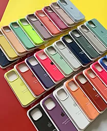 Чехол Silicone Case Full для Apple iPhone 14 Pro Max Red - миниатюра 5