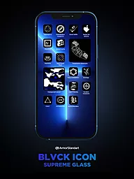 Защитное стекло ArmorStandart Supreme Black Icon 3D для Apple iPhone 12, iPhone 12 Pro  Black (ARM59213) - миниатюра 12