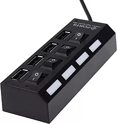 USB хаб EasyLife 4 USB 2.0 Ports с кнопками включения - миниатюра 4