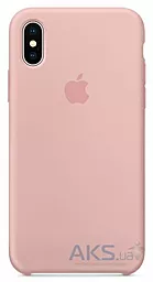 Чохол Silicone Case для Apple iPhone X, iPhone XS Pink Sand