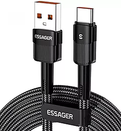 USB Кабель Essager Star 100W 7A 3M USB Type-C cable black (EXCT-XCC01)