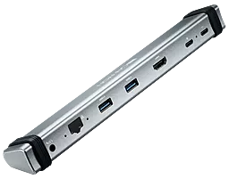 Мультипортовый USB Type-C хаб Canyon 7-in-1 grey (CNS-TDS06DG) - миниатюра 3